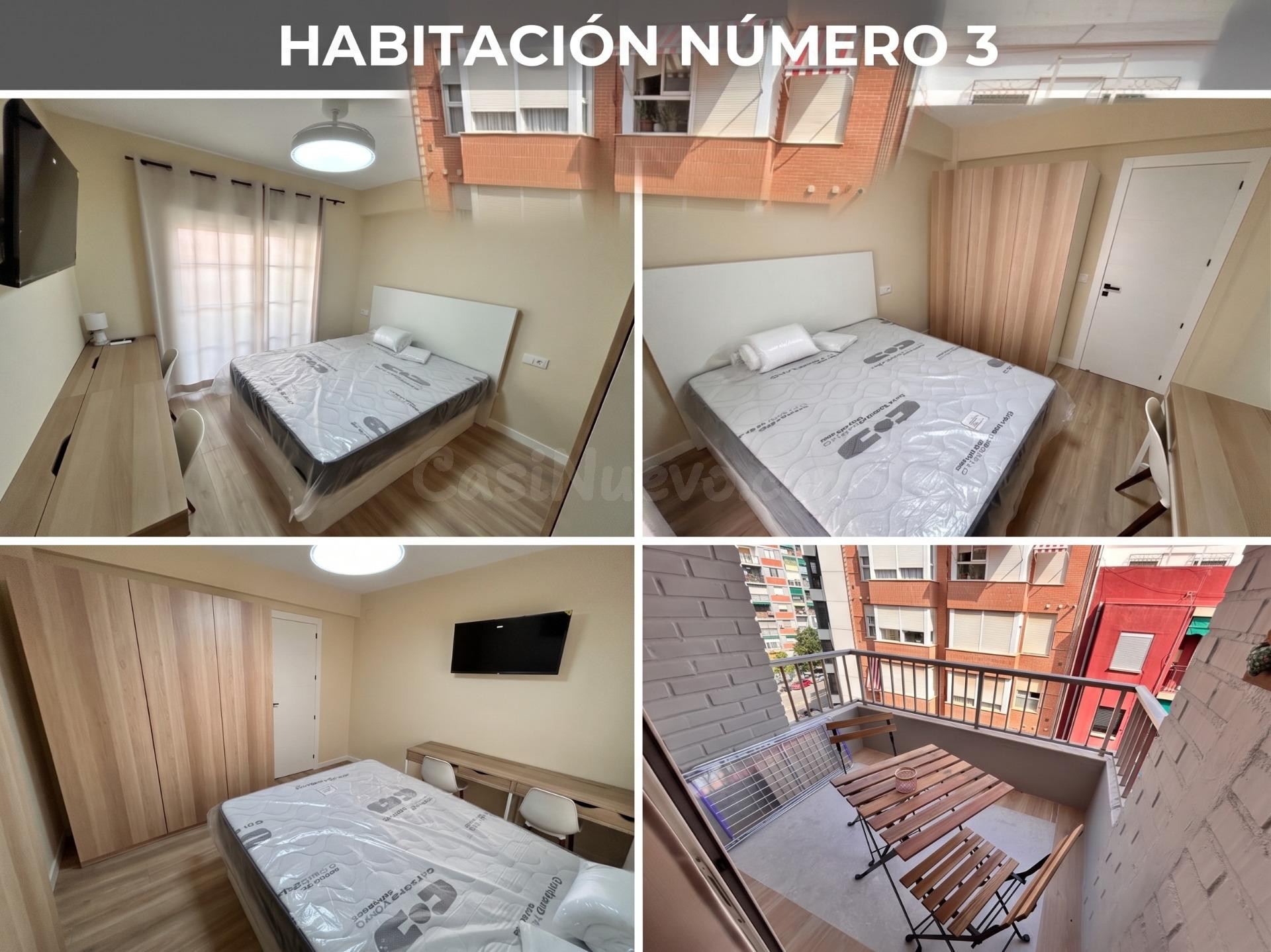 ESPECTACULAR HABITACIÓN REFORMADA A ESTRENAR - PISO REFORMADO A ESTRENAR - CALLE URUGUAY - LA RAÏOSA