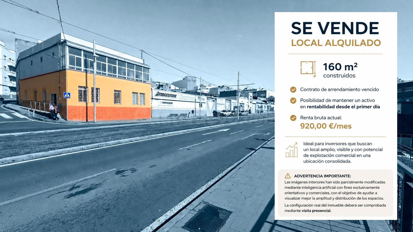 Local comercial con rentabilidad inmediata en Taco – La Lagu