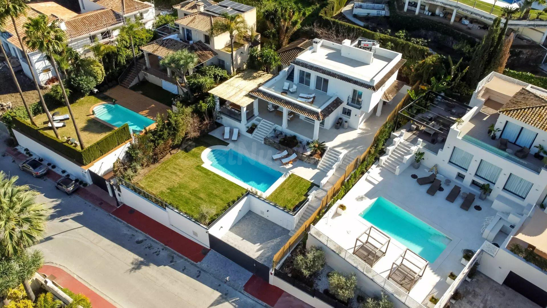 Villa de 5 dormitorios y 5 baños en urbanización Nueva Andalucía, Marbella