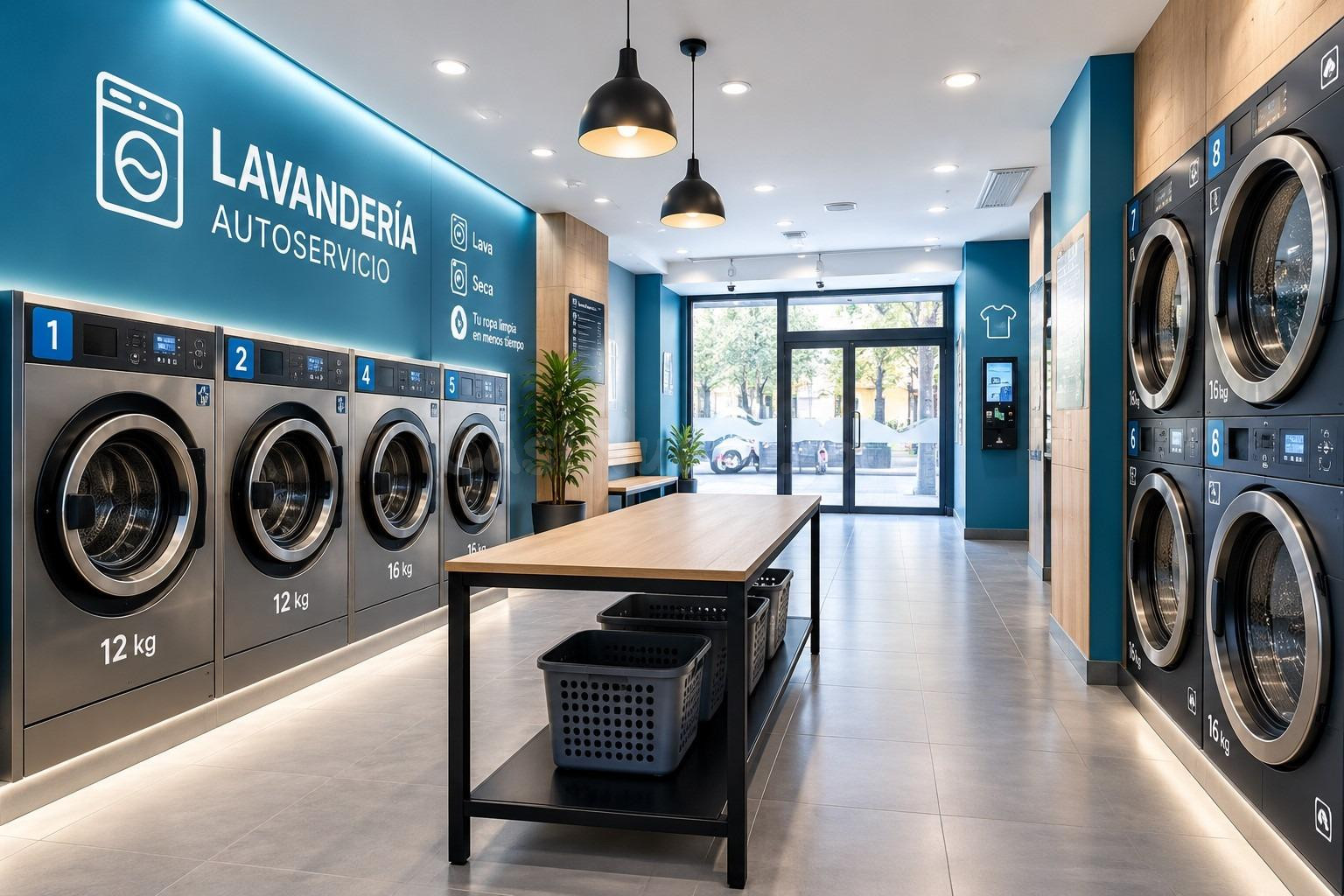 PACK DE 3 LAVANDERÍAS + LOCKERS EN VALENCIA | NEGOCIO AUTOMATIZADO Y RENTABLE | 639.000 €