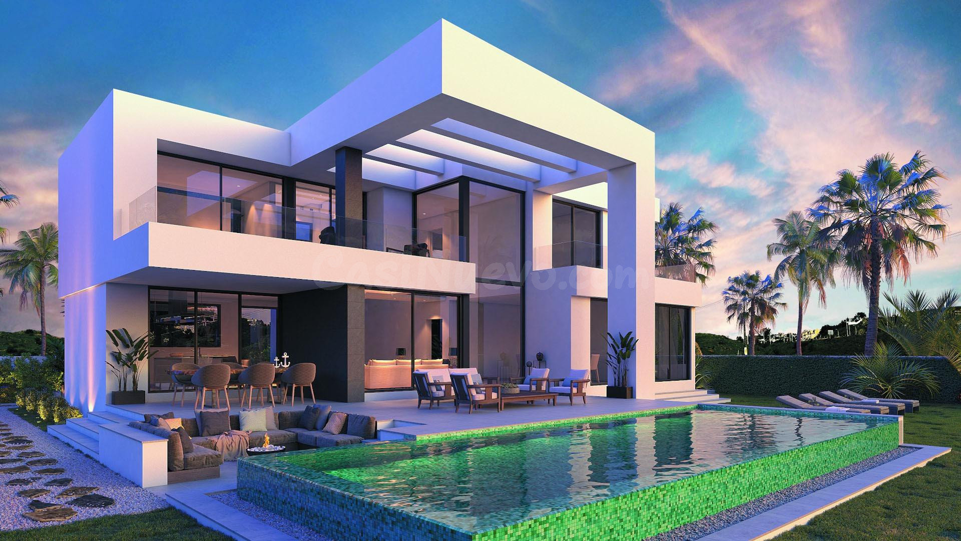 Villa de lujo a estrenar en el barrio mas exclusivo de Malaga ciudad