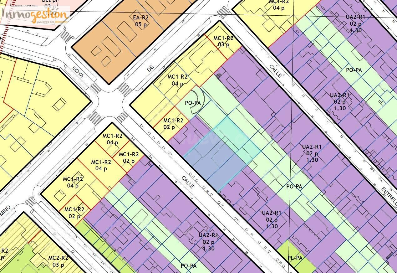 SOLAR EN VENTA PARA CONSTRUIR, CALLE GOYA (VALLADOLID)