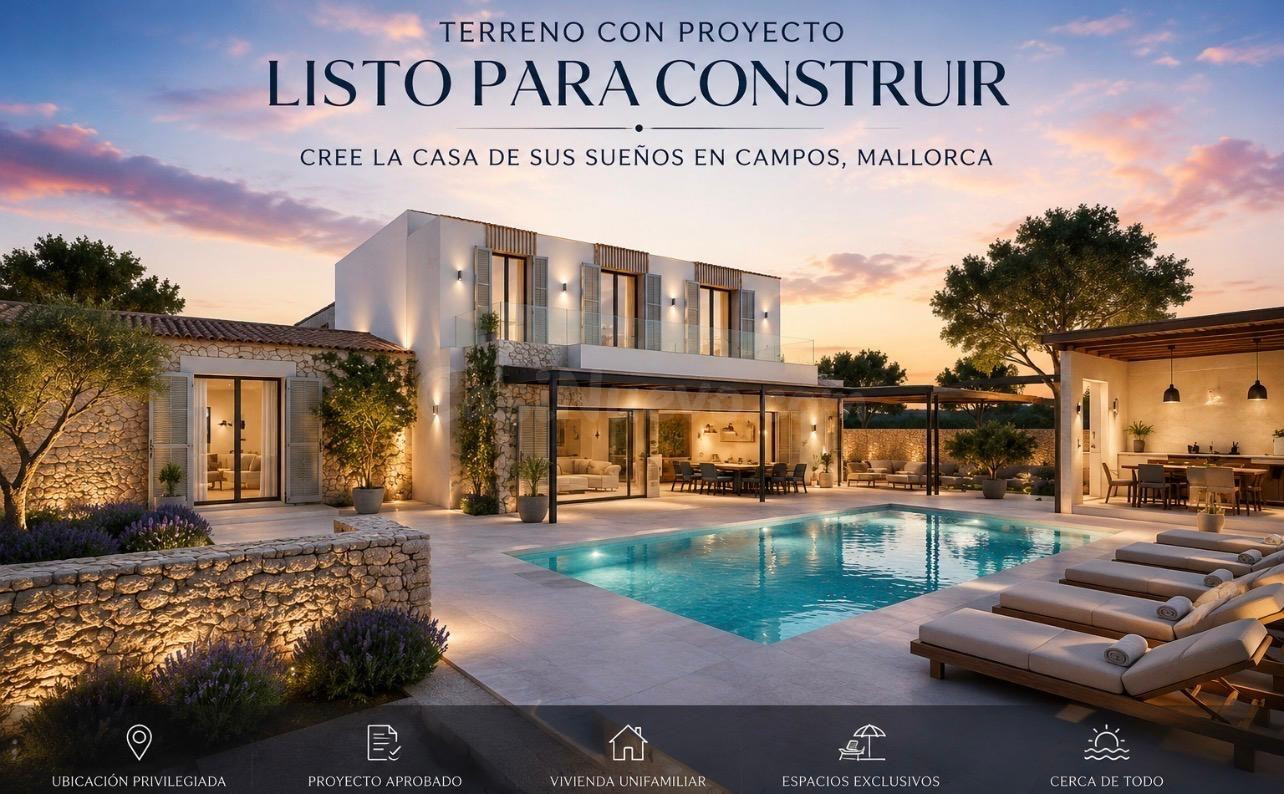Parcela con licencia lista para construir