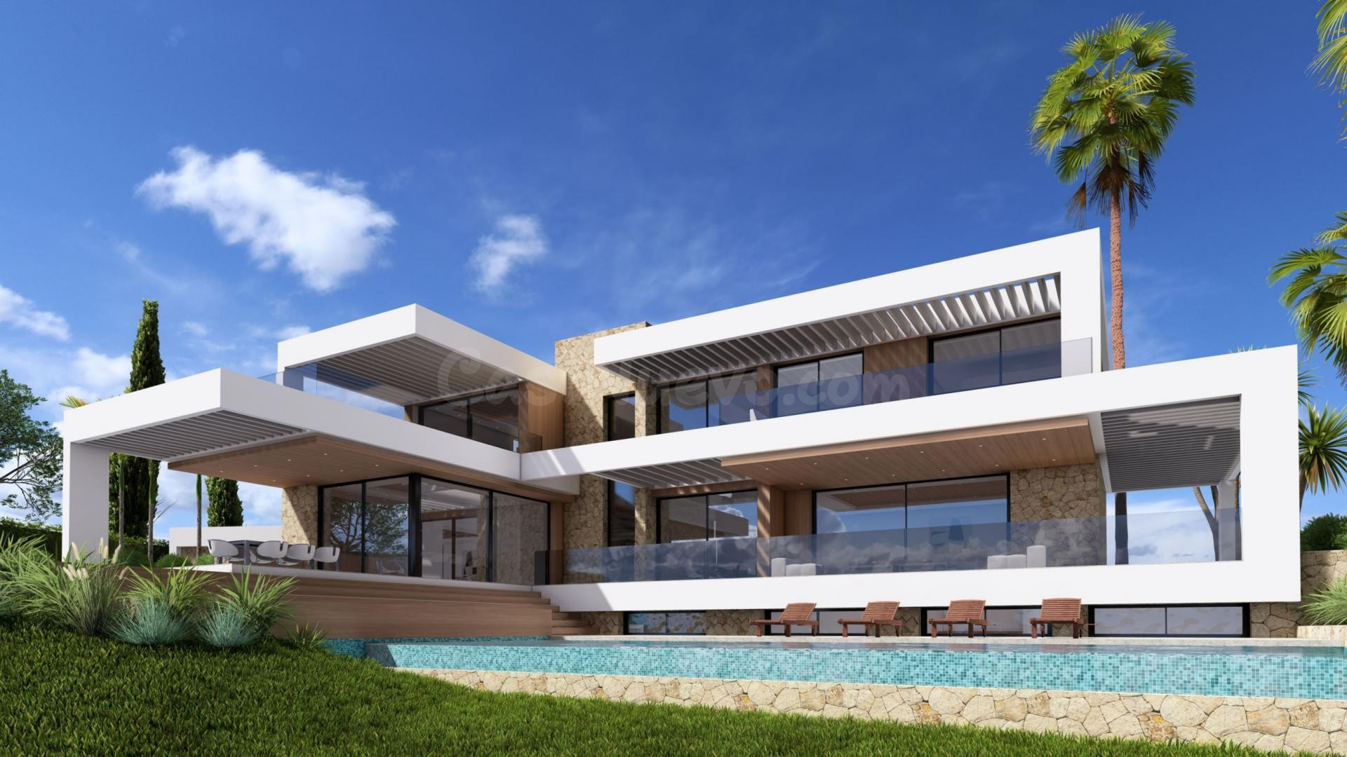 NUEVA VILLA DE LUJO CON VISTAS AL MAR Y AL GOLF