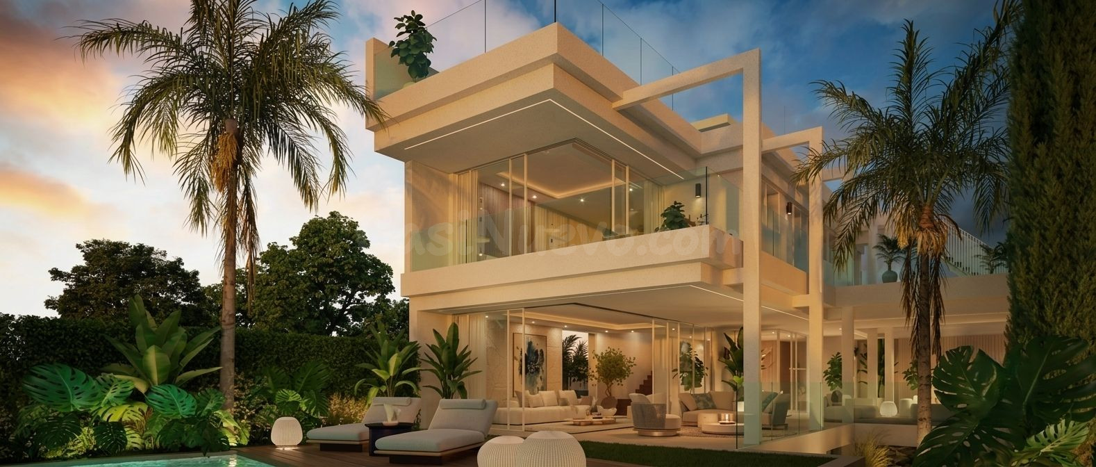 VILLA SEMI-ADOSADA EXCLUSIVA CON VISTAS PANORÁMICAS AL MAR