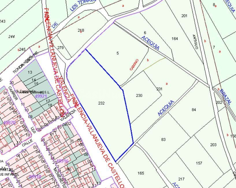 Terreno urbano 6592m² en venta - Metro villanueva de castell