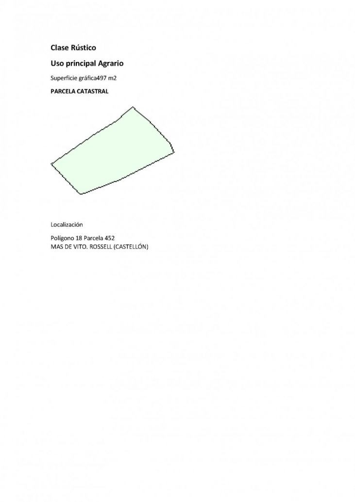 Terreno Rústico 497m² en venta - Comunidad valenciana