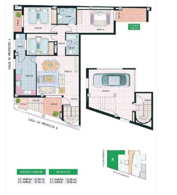 Planta baja 3 habitaciones 151m² en venta - Comunidad valenciana