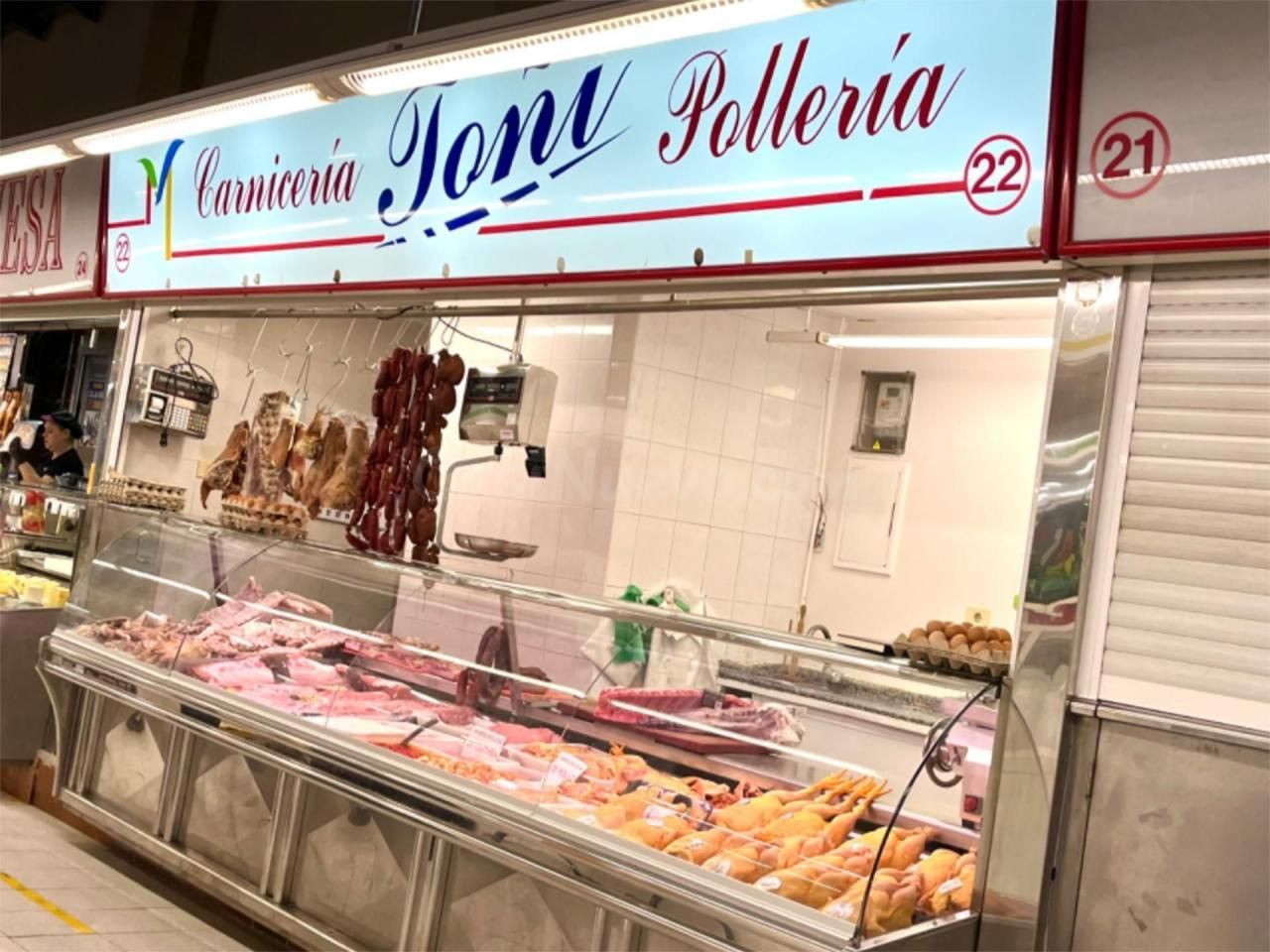 traspaso de carniceria en pleno funcionamiento