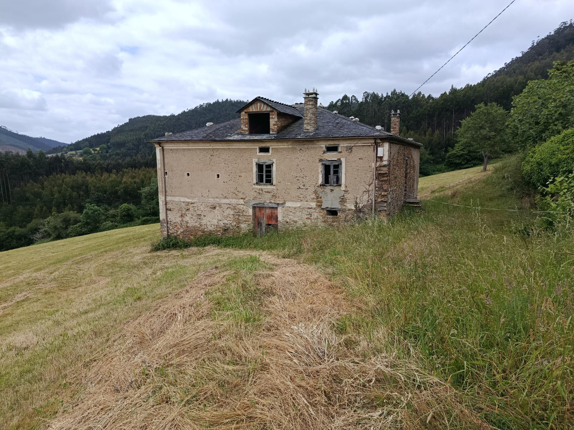 Majestuosa casona de piedra de 1890 con 6.500 m2 de finca en la Reserva de la Biosfera Oscos-Eo