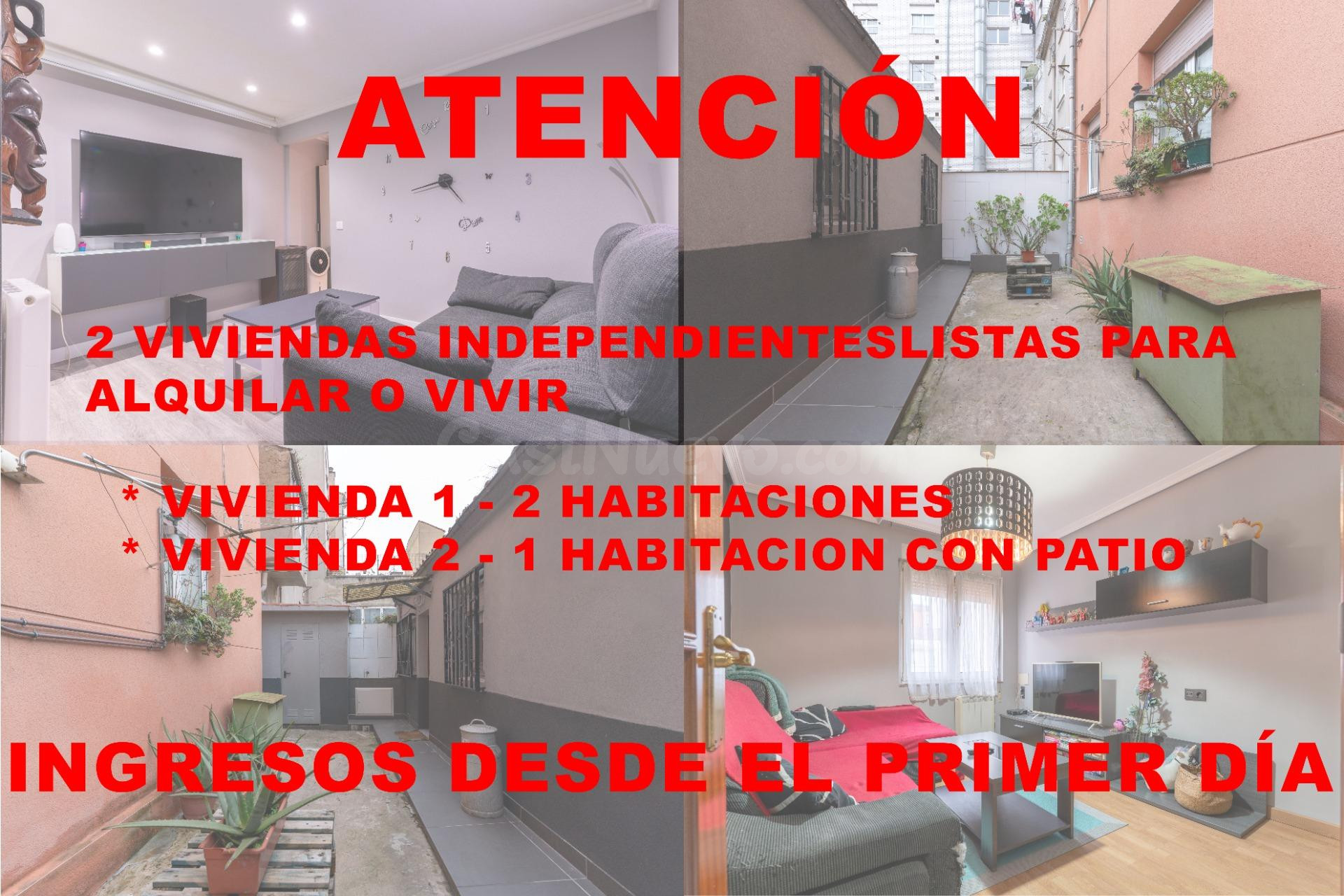 Dos viviendas independientes en El Llano – ideal para vivir y alquilar o para inversión