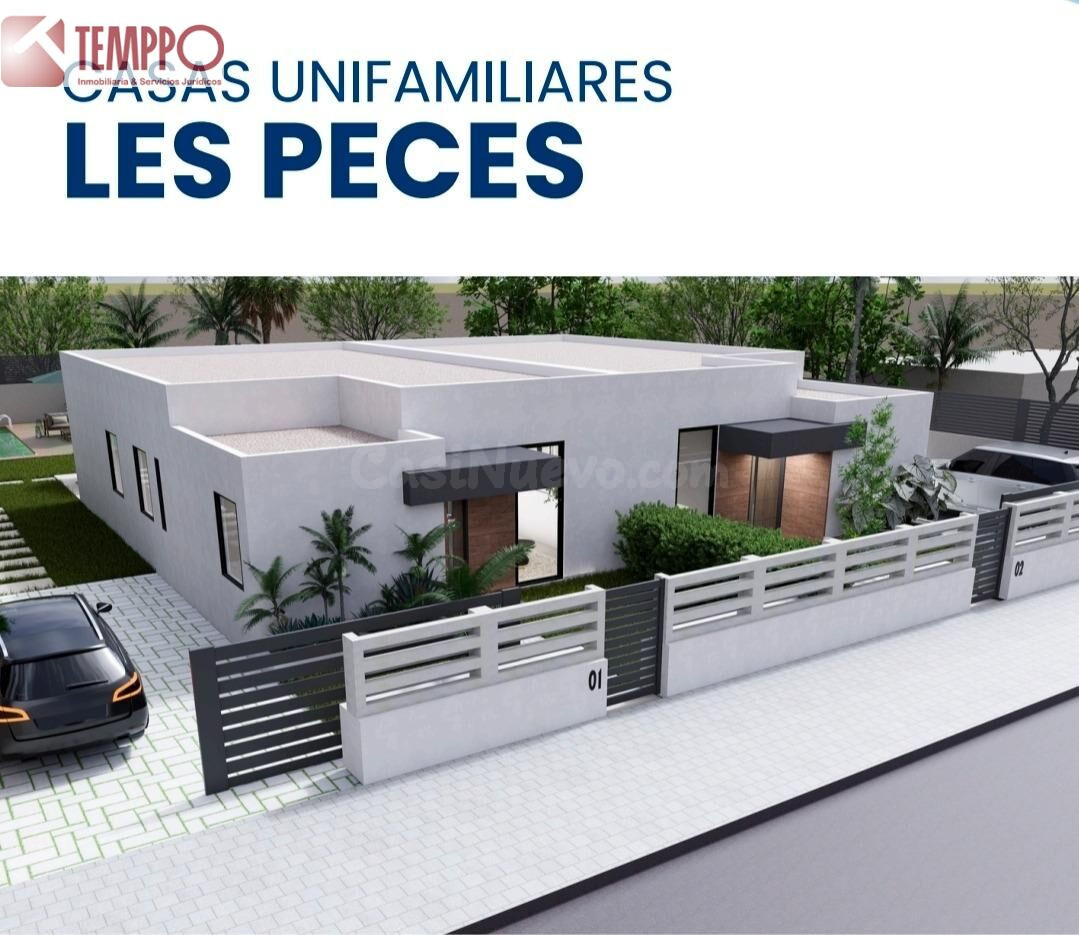 Casas Nuevas TODA en Planta Baja en Les Peces d'Albinyana