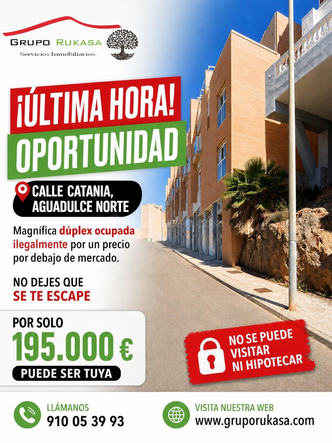 DÚPLEX OCUPADO POR PERSONA SIN JUSTO TÍTULO ESTE INMUEBLE DEBIDO A SU ESTADO OCUPACIONAL NO ADMITE VISITAS IDEAL PARA INVERSORES