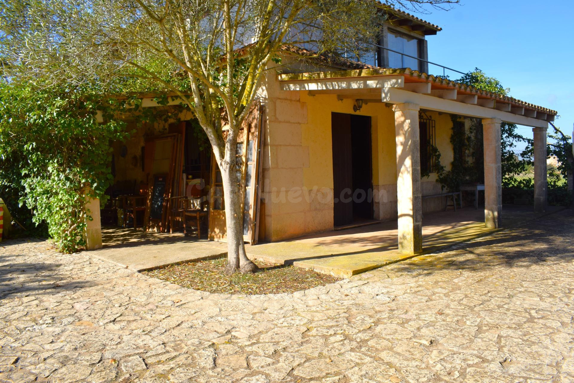 Finca rústica con casa de campo  con hermosas  vistas a la Serra de Tramuntana en Muro