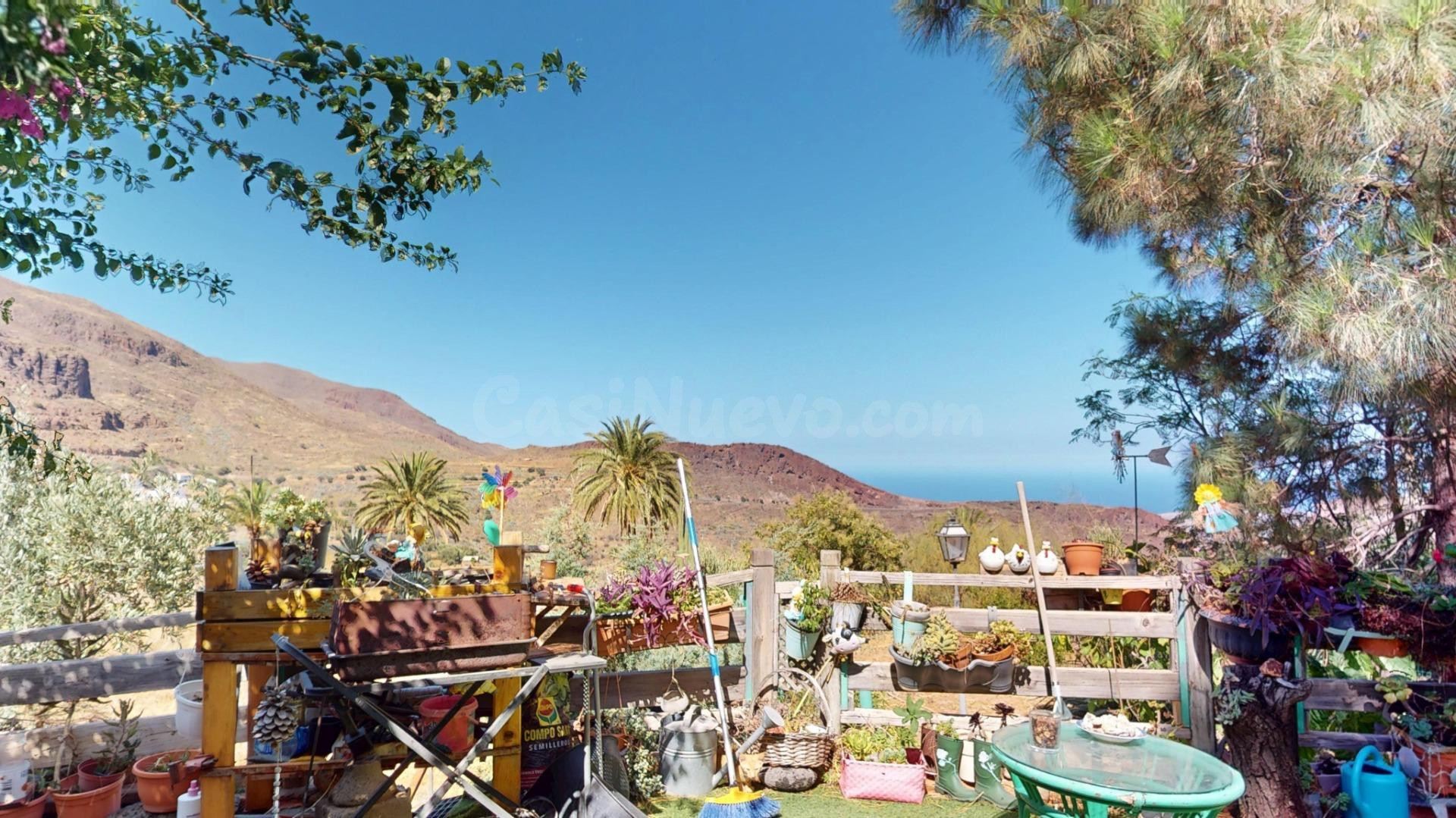 Finca rural canaria con terreno, aparcamiento, vistas y esta - foto 3