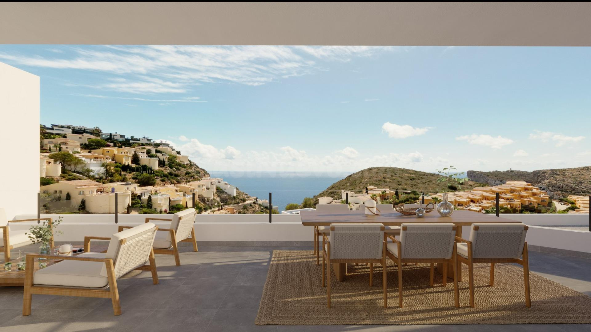Apartamentos de nueva construcción en Cumbre del Sol Benitatxell, entre Jávea y Moraira