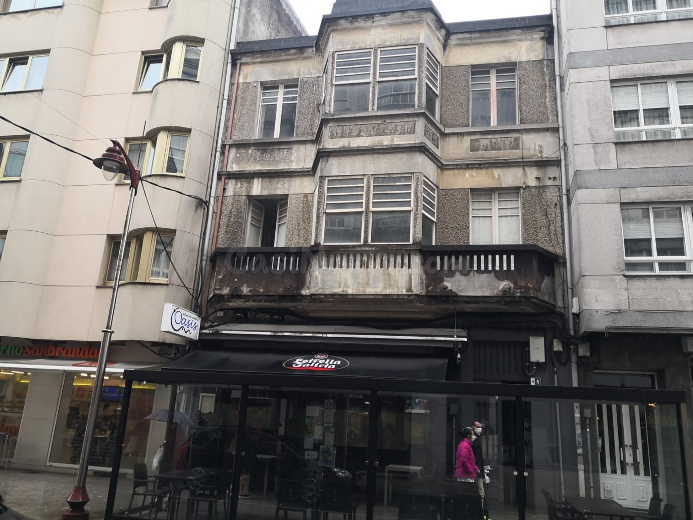 Edificio emblemático en el centro de Carballo