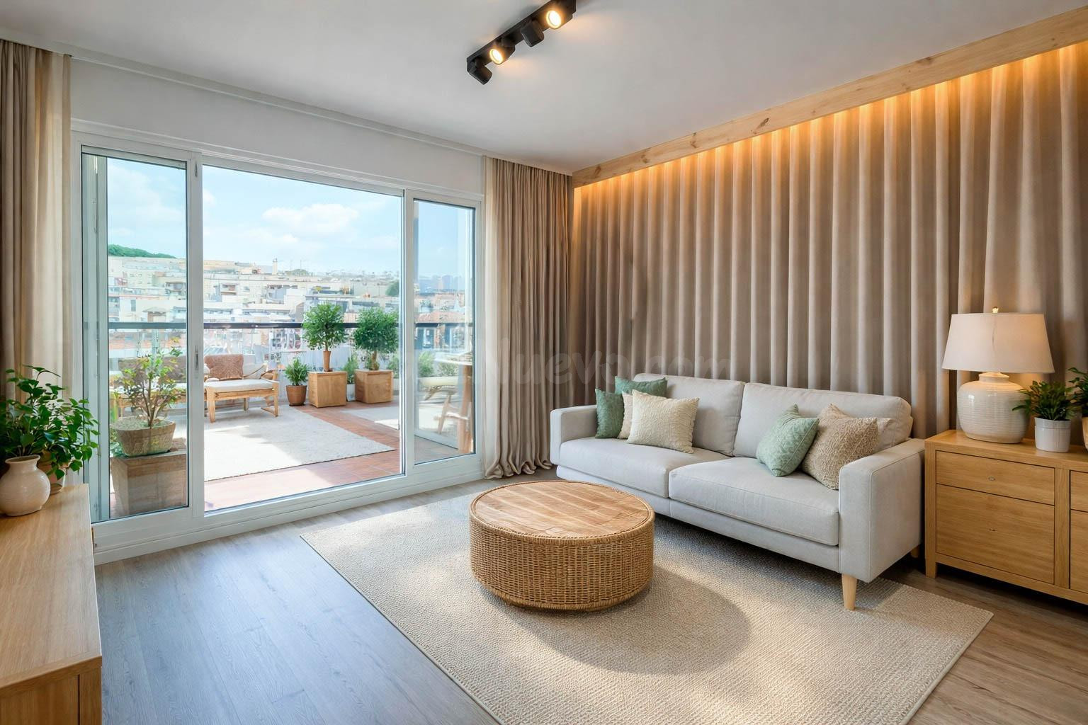 Inmobiliaria en Barcelona Guinardo.  Venta de atico loft reformado