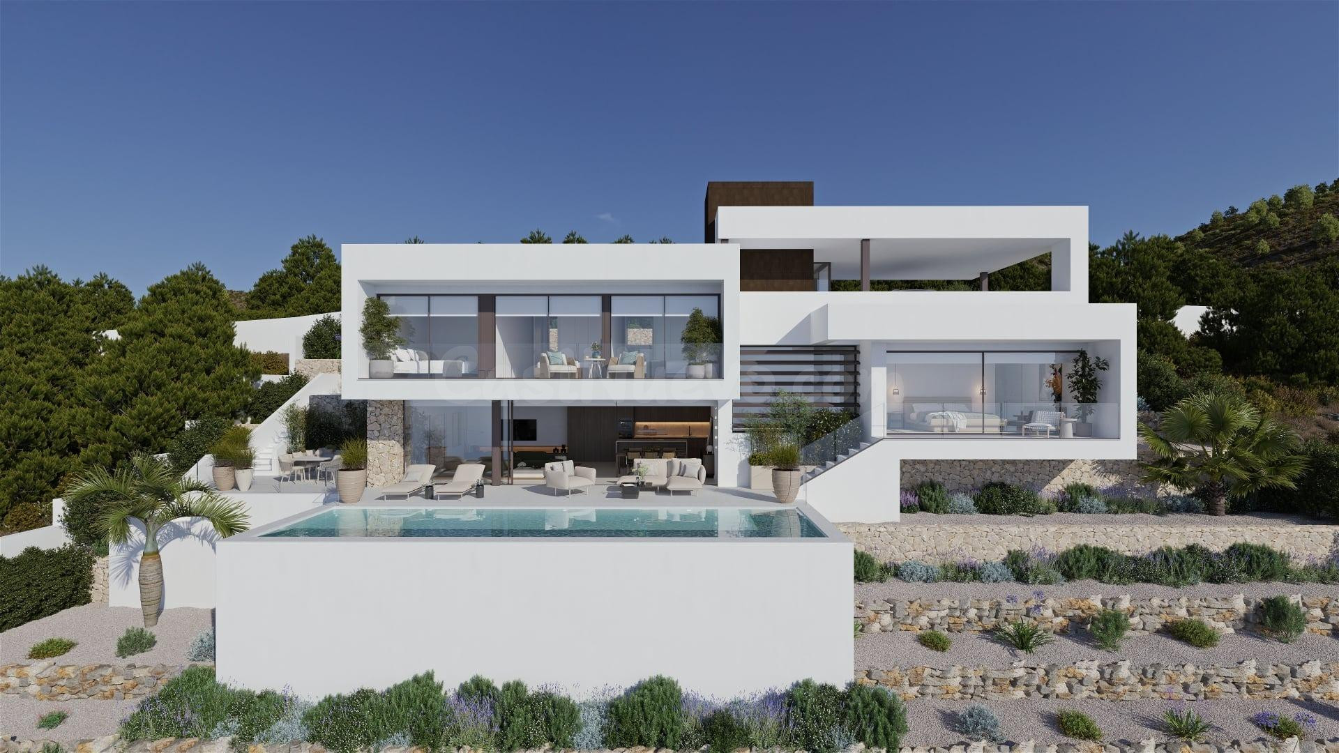 Villa de lujo con impresionantes vistas al mar, Altea