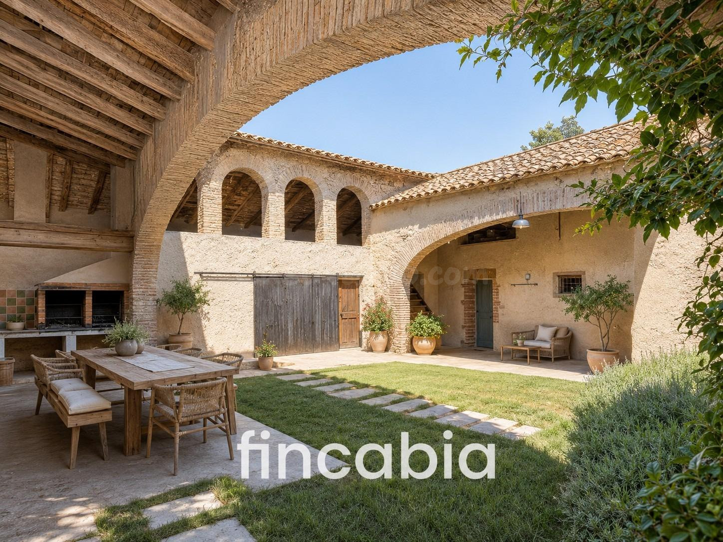 Masía catalana y finca rústica en venta en Santa Coloma de Farners.