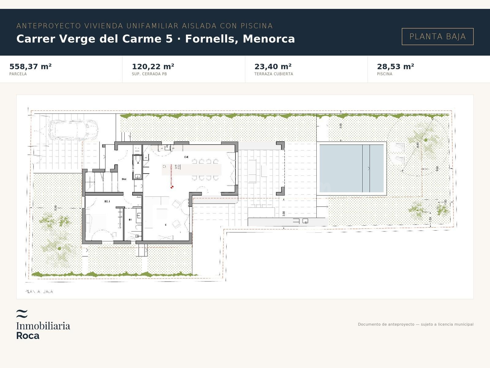 F254 - Nuevo proyecto casa unifamiliar en Fornells