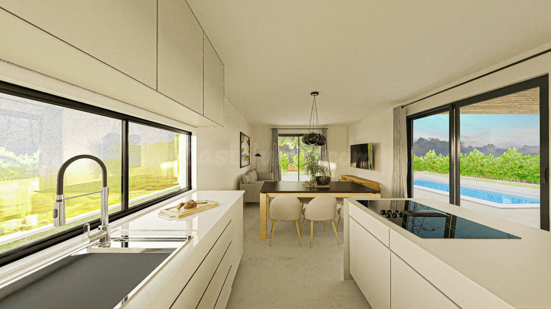 Chalet de obra nueva en Vilanova de Escornalbou con amplio j - foto 4