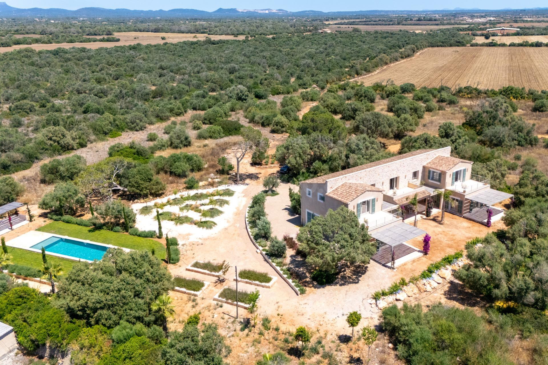 Exclusiva finca de lujo con impresionantes vistas a Cabrera cerca de Es Trenc