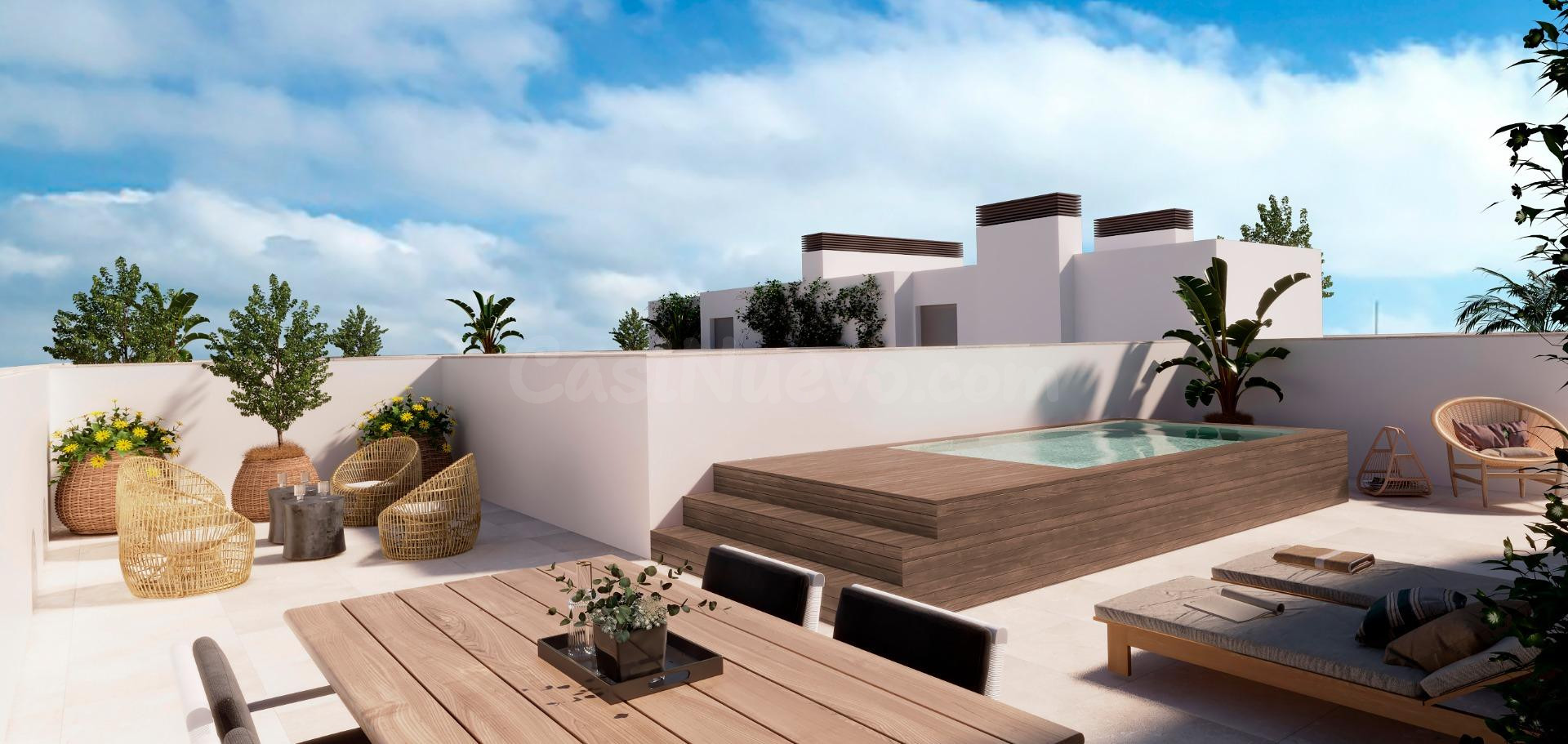 Exclusiva vivienda con terraza y jacuzzi en Colonia de Sant Jordi