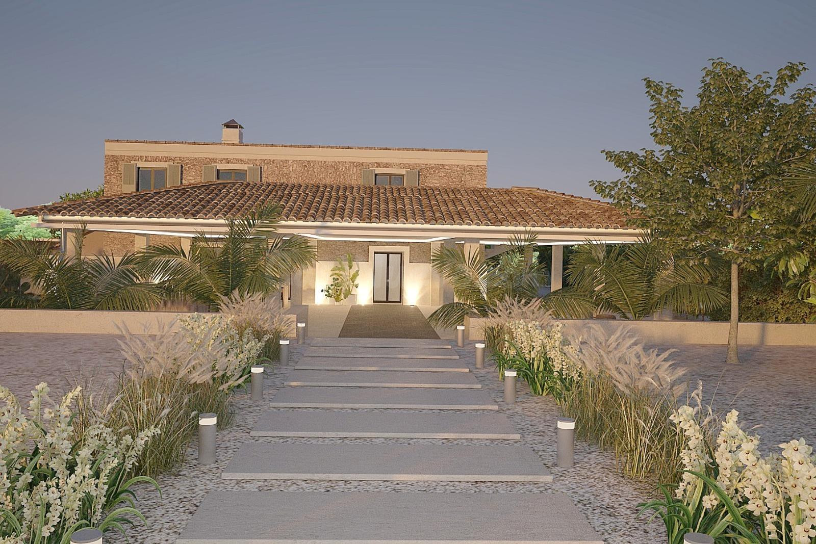Finca rústica con encanto y proyecto aprobado en Santa Margalida