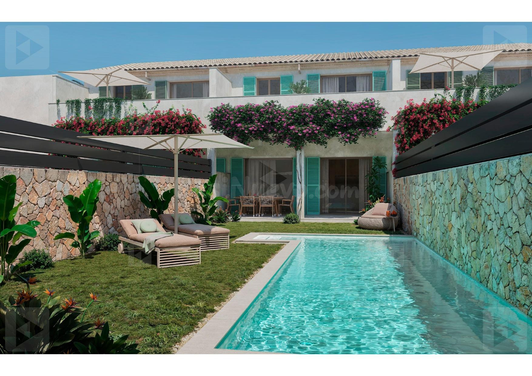 Exclusiva vivienda de obra nueva con piscina privada en Ses Salines – Última unidad disponible