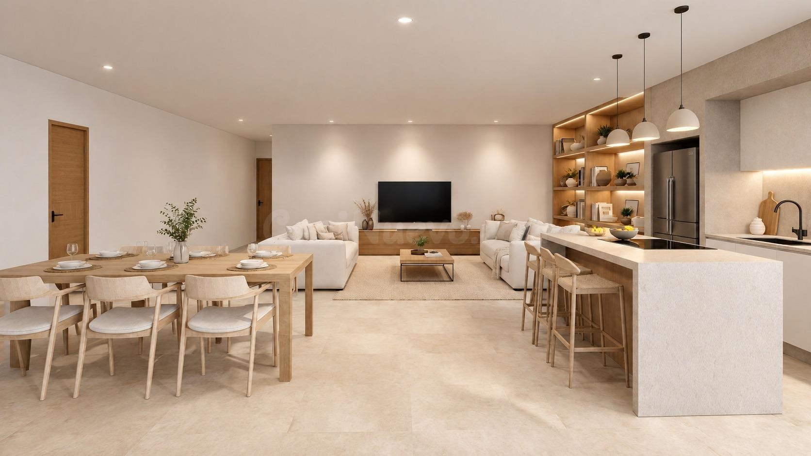 Moderno apartamento de obra nueva