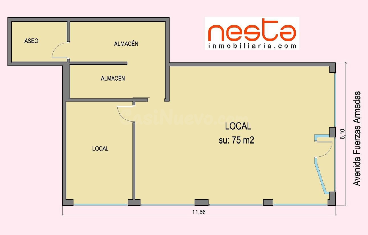LOCAL COMERCIAL EN ALQUILER FRENTE A UNIVERSIDAD.
