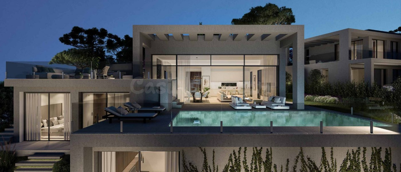 Espectacular villa para estrenar en un precioso e innovador complejo residencial