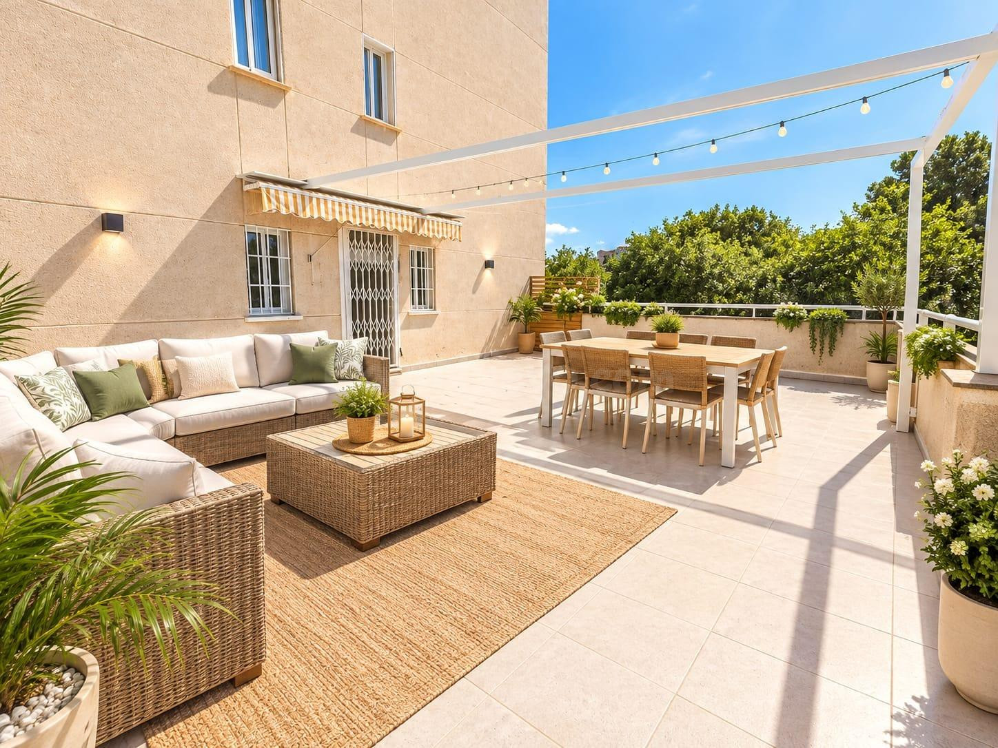 APARTAMENTO CON GRAN TERRAZA DE 70 M2, PISCINA Y GARAJE EN P