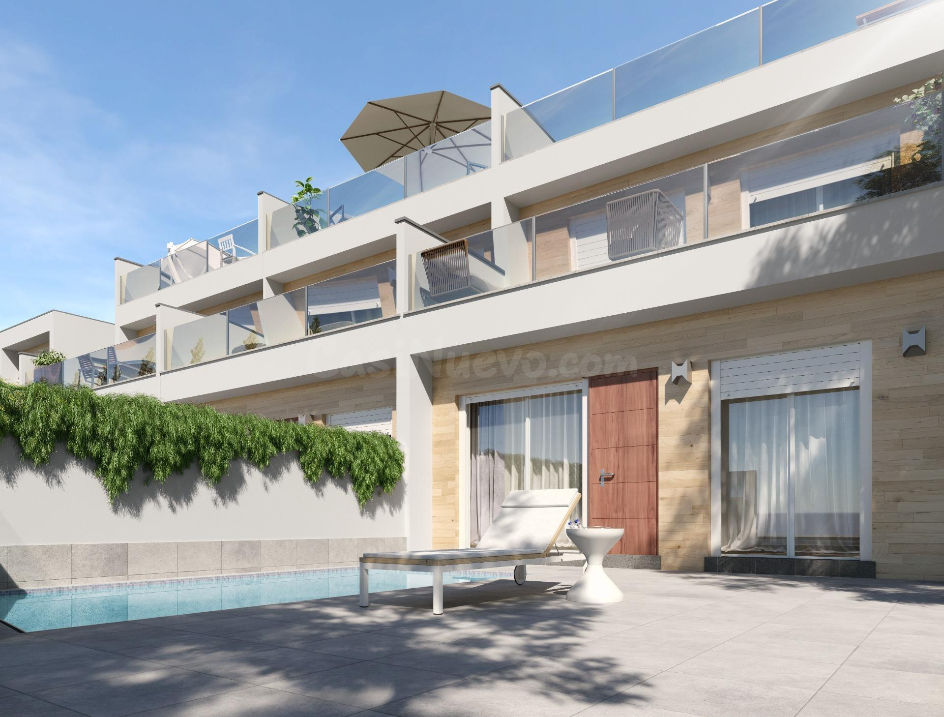 VILLAS PAREADAS DE OBRA NUEVA EN SAN PEDRO DEL PINATAR