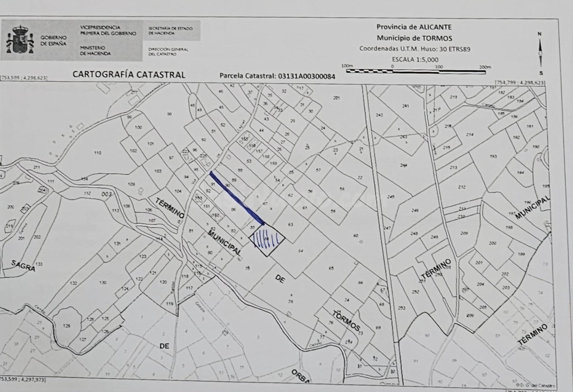 Se vende parcela rústica en término de Tormos - foto 5