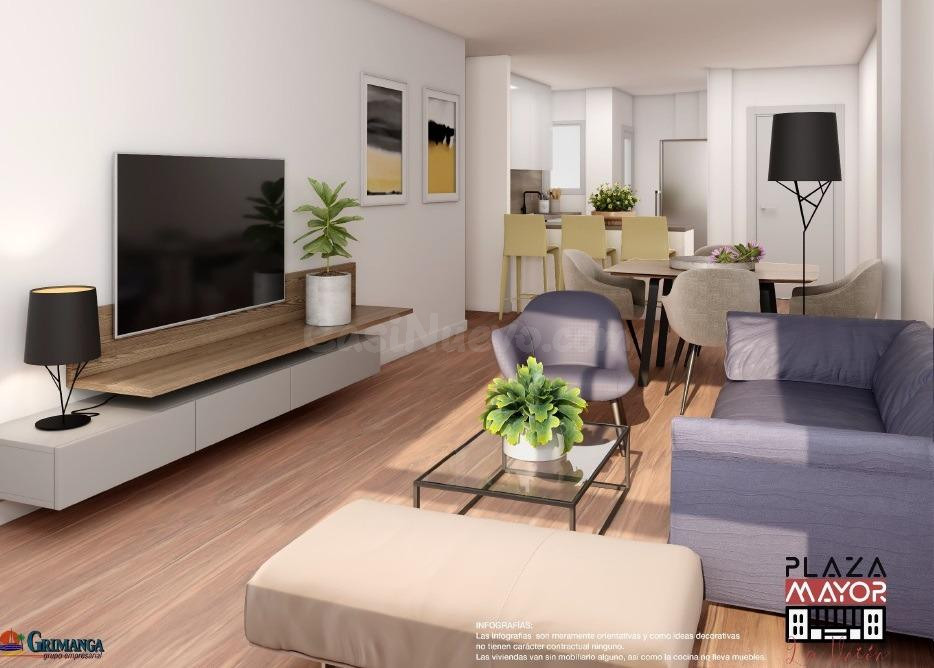 Se vende piso a estrenar en La Unión con 3 dormitorios, 2 baños y plaza de garaje