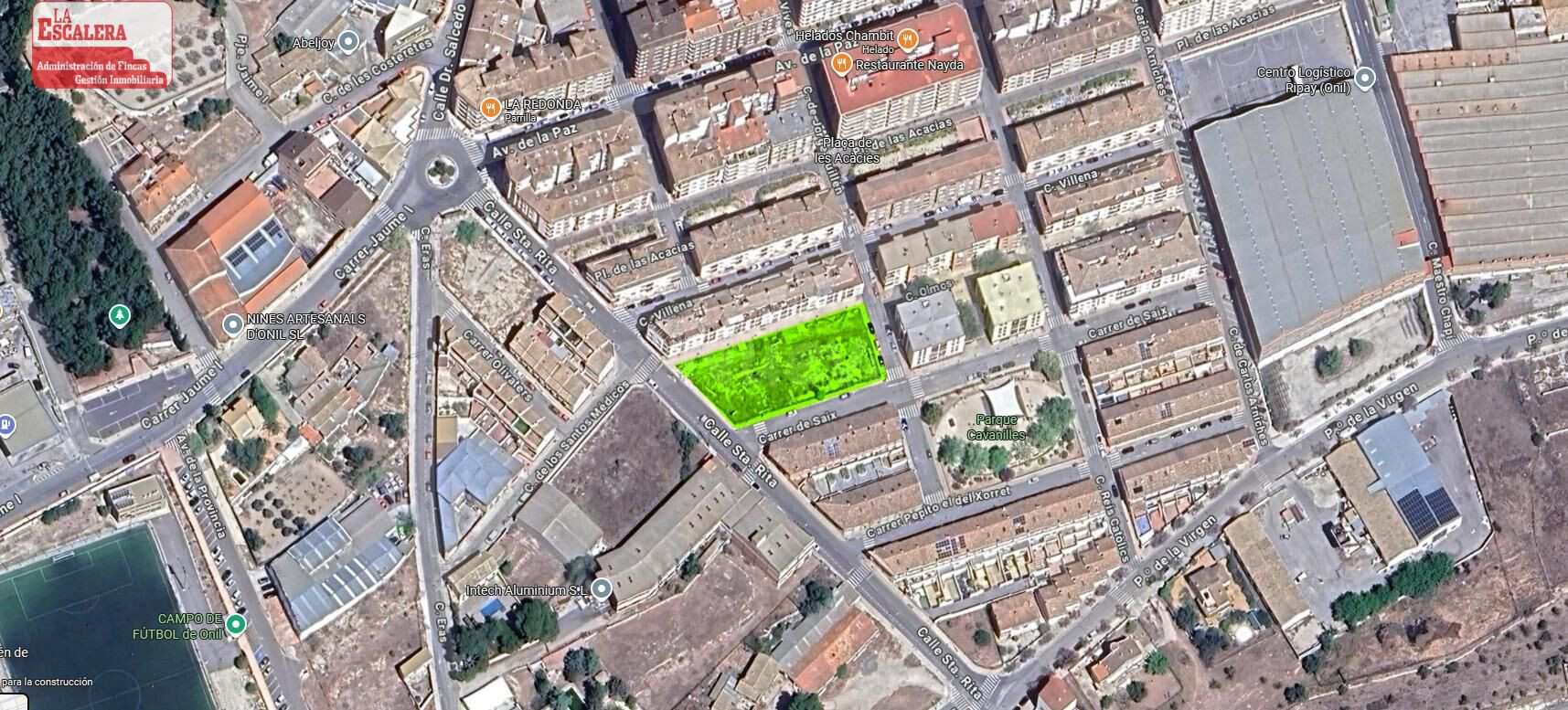 Solar urbano de uso residencial en Onil