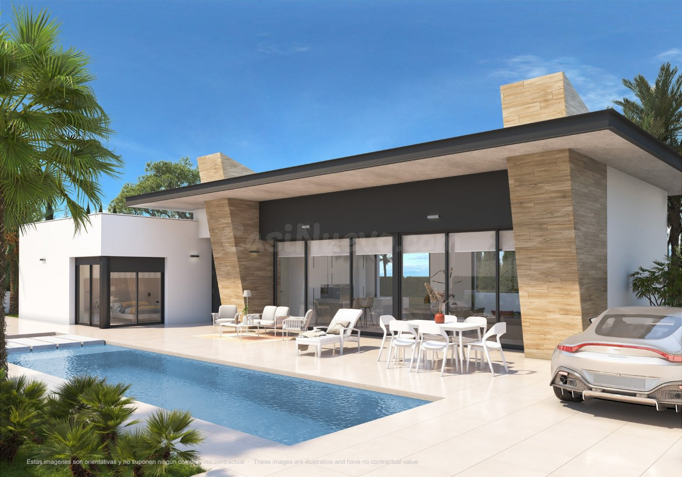 VILLAS DE OBRA NUEVA EN CIUDAD QUESADA