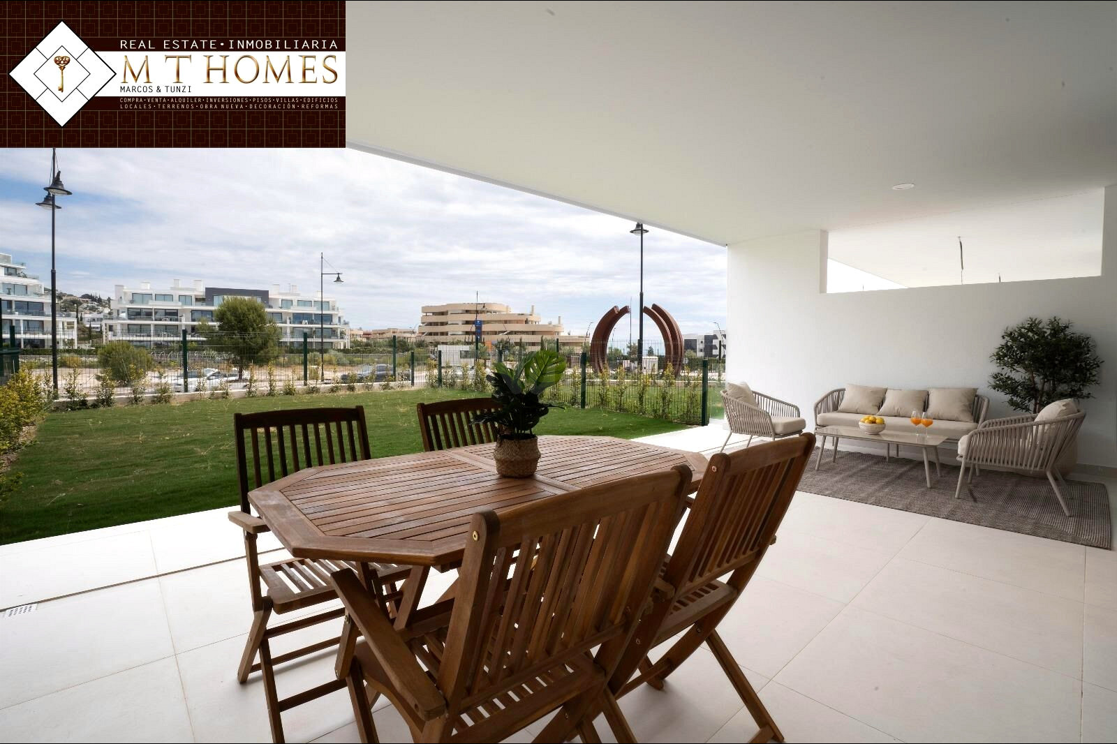 APARTAMENTO DE LUJO A ESTRENAR EN PLANTA BAJA – EL HIGUERÓN – JARDÍN PRIVADO Y GRAN TERRAZA