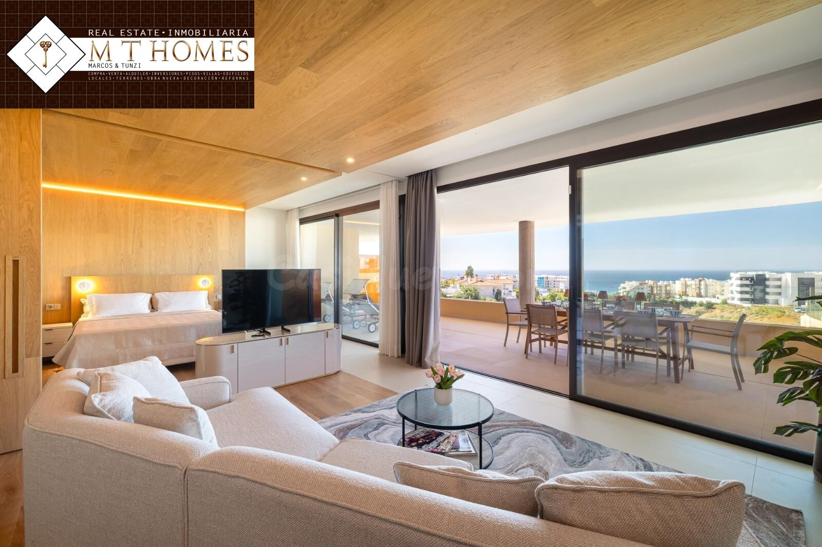 ÁTICO MODERNO EN ALQUILER EN EL HIGUERÓN CON VISTAS AL MAR – GRAN TERRAZA – URBANIZACIÓN EXCLUSIVA