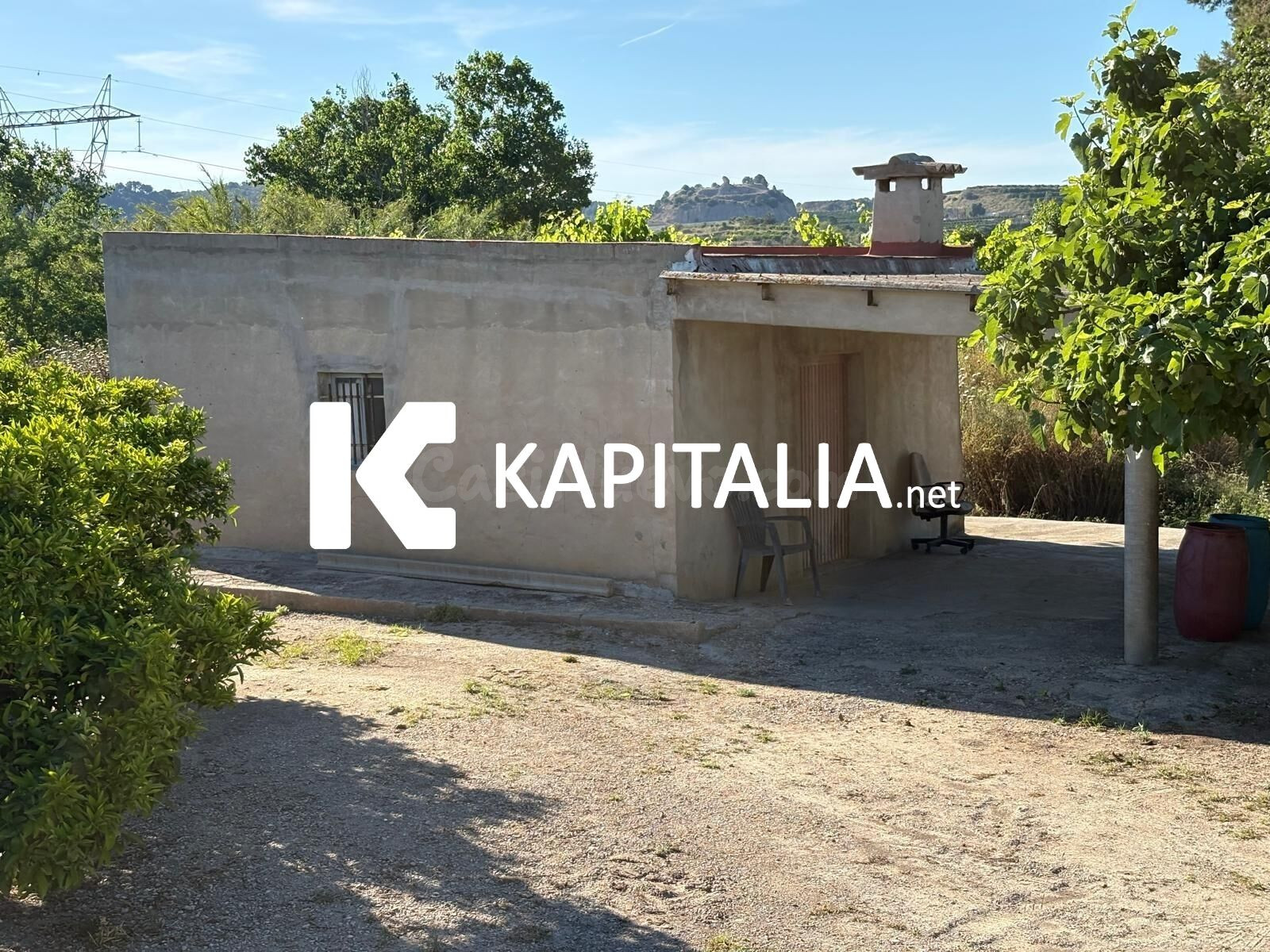 FINCA DE NARANJOS CON CASETA DE CAMPO A LA VENTA EN XATIVA