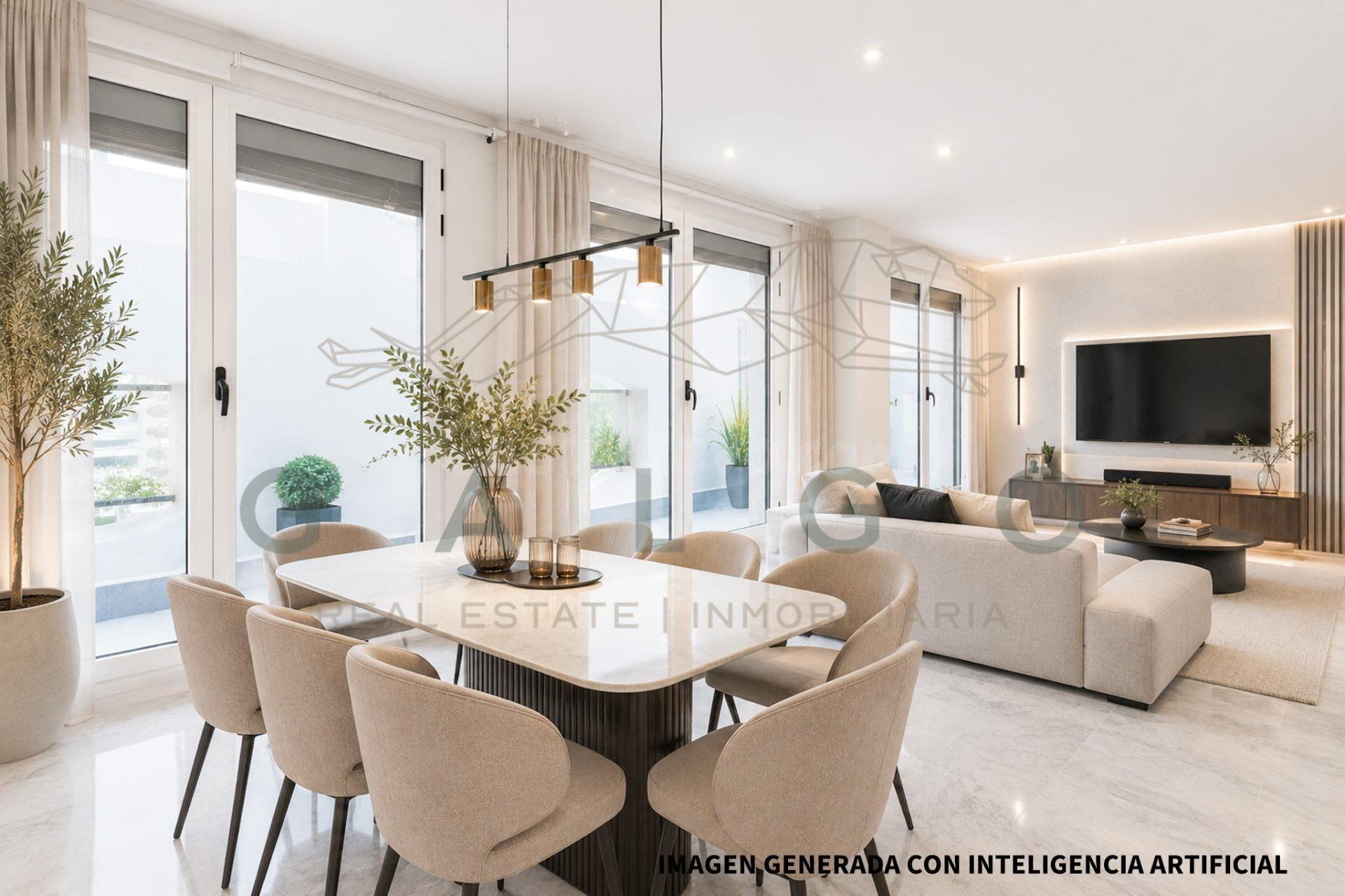 Duplex muy luminoso y listo para entrar a vivir en calle Xativa
