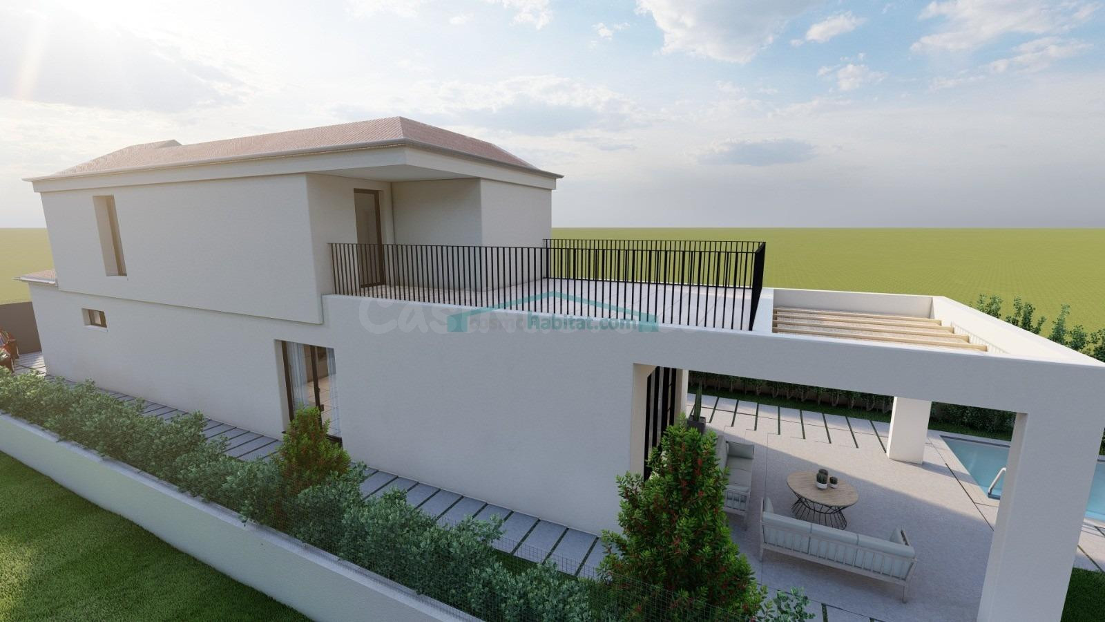 Terreno con proyecto de vivienda unifamiliar en Massarrojos, - foto 4