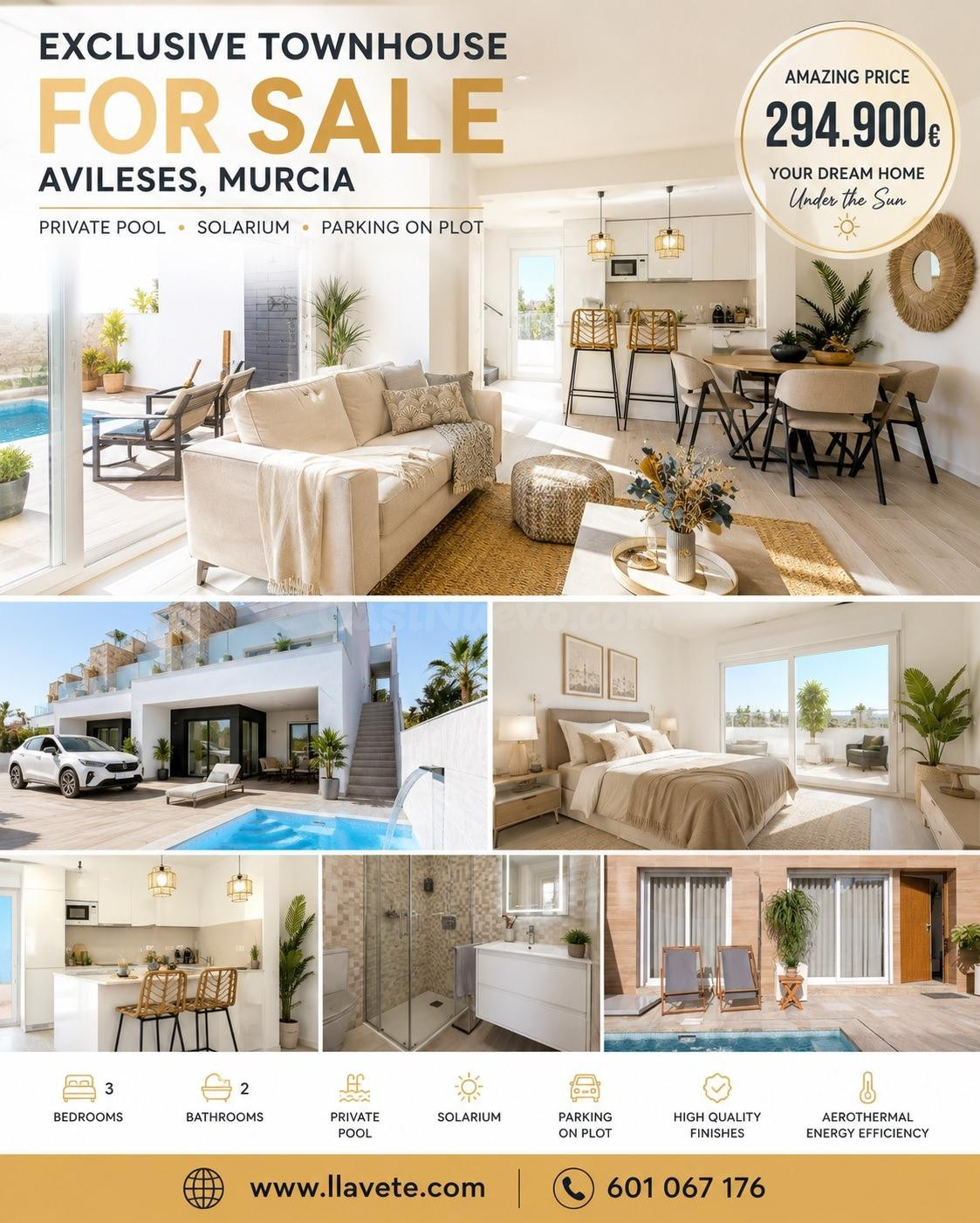 TU NUEVO HOGAR EN AVILESES (MURCIA): LUJO, DISEÑO Y CALIDAD EXCEPCIONAL