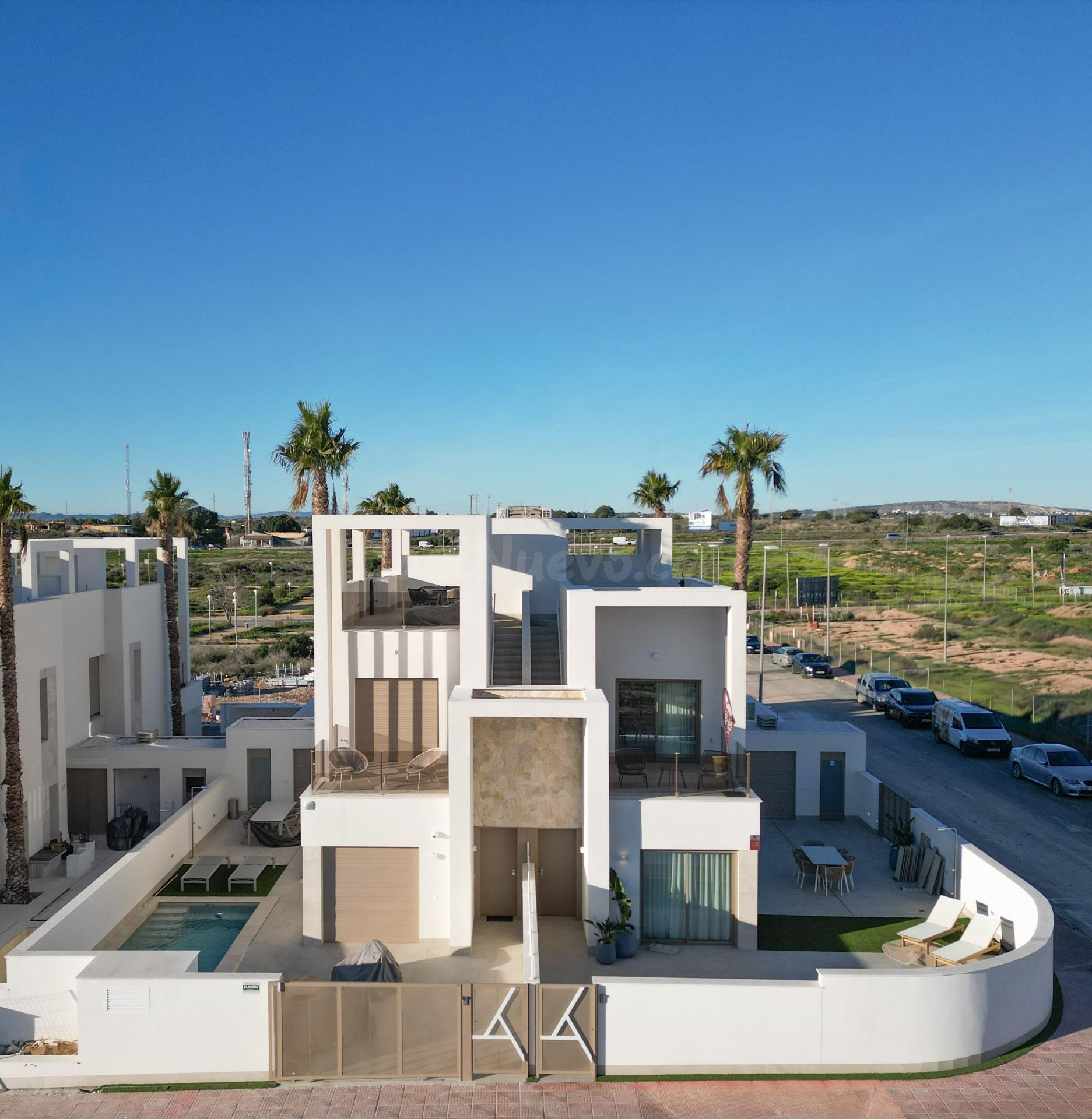 EN construcción VILLAS EN LA SERENA LOS ALCAZARES