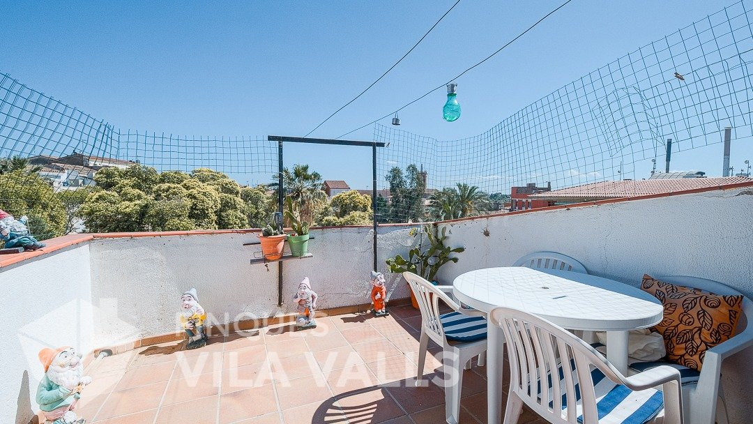 Casa de pueblo en el caso antiguo