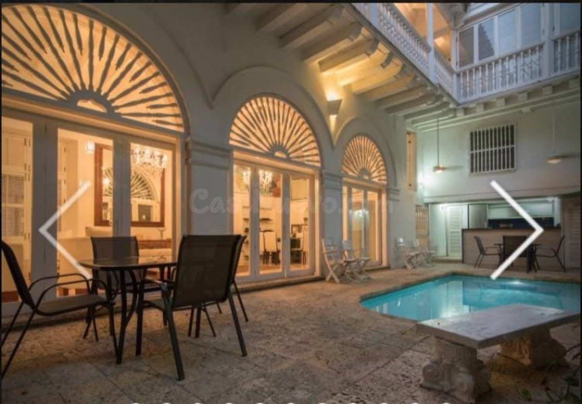 Venta de Casa Amueblada Centro Histórico de Cartagena de Indias