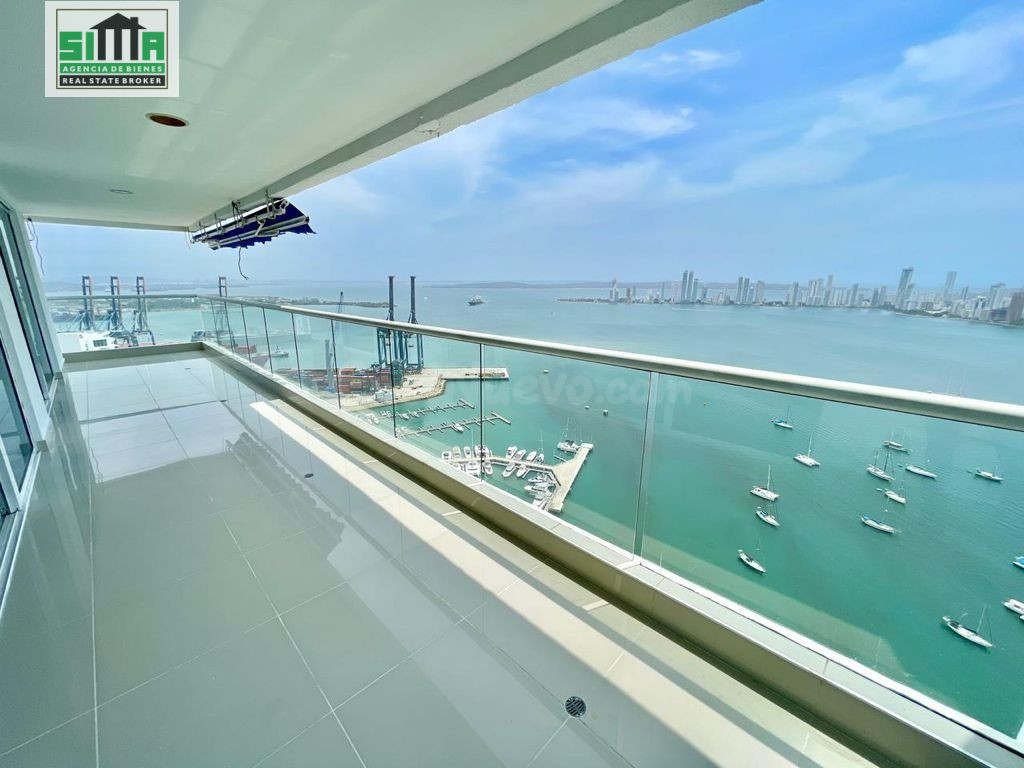 EN VENTA HERMOSO PENTHOUSE SOBRE LA BAHIA DEL BARRIO MANGA