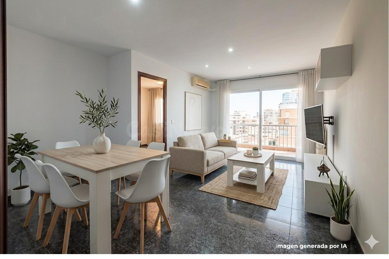 Amplio y Luminoso Piso en el Centro de Figueres con Terraza de uso privado.